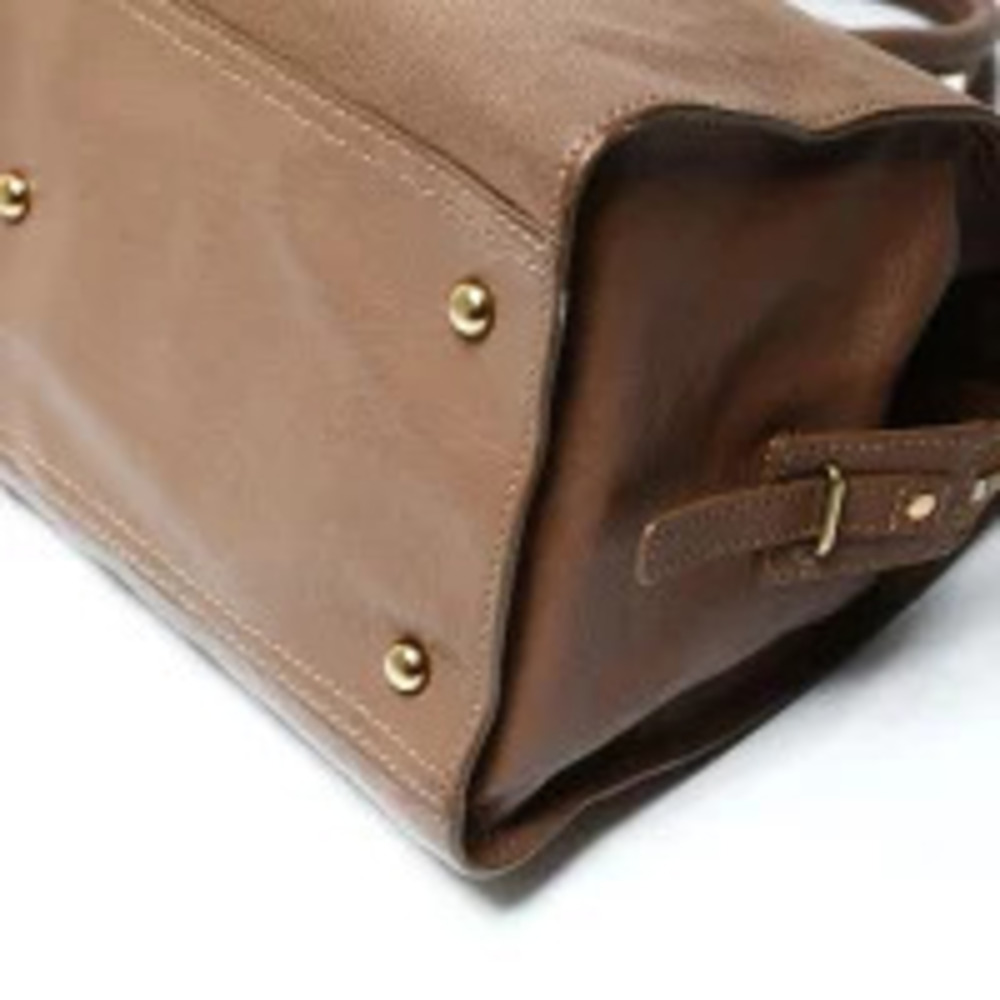 Yves Saint Laurent Leather Cabas Handbag Brown - Picture 6 of 13